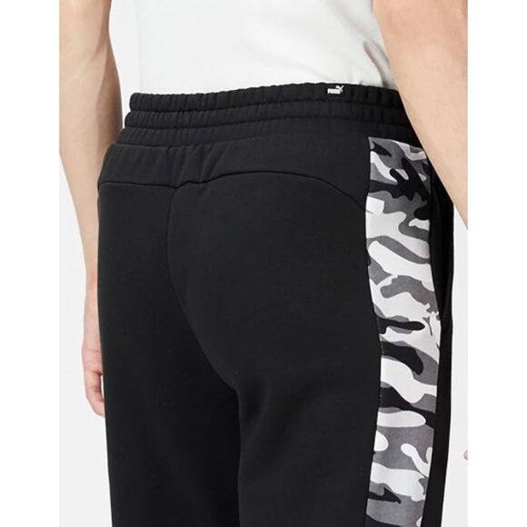 Big Mens Sz 3XL Tall Elastic Waist Athletic Jogger Logo Sweat Pants Pockets PUMA - Picture 4 of 7